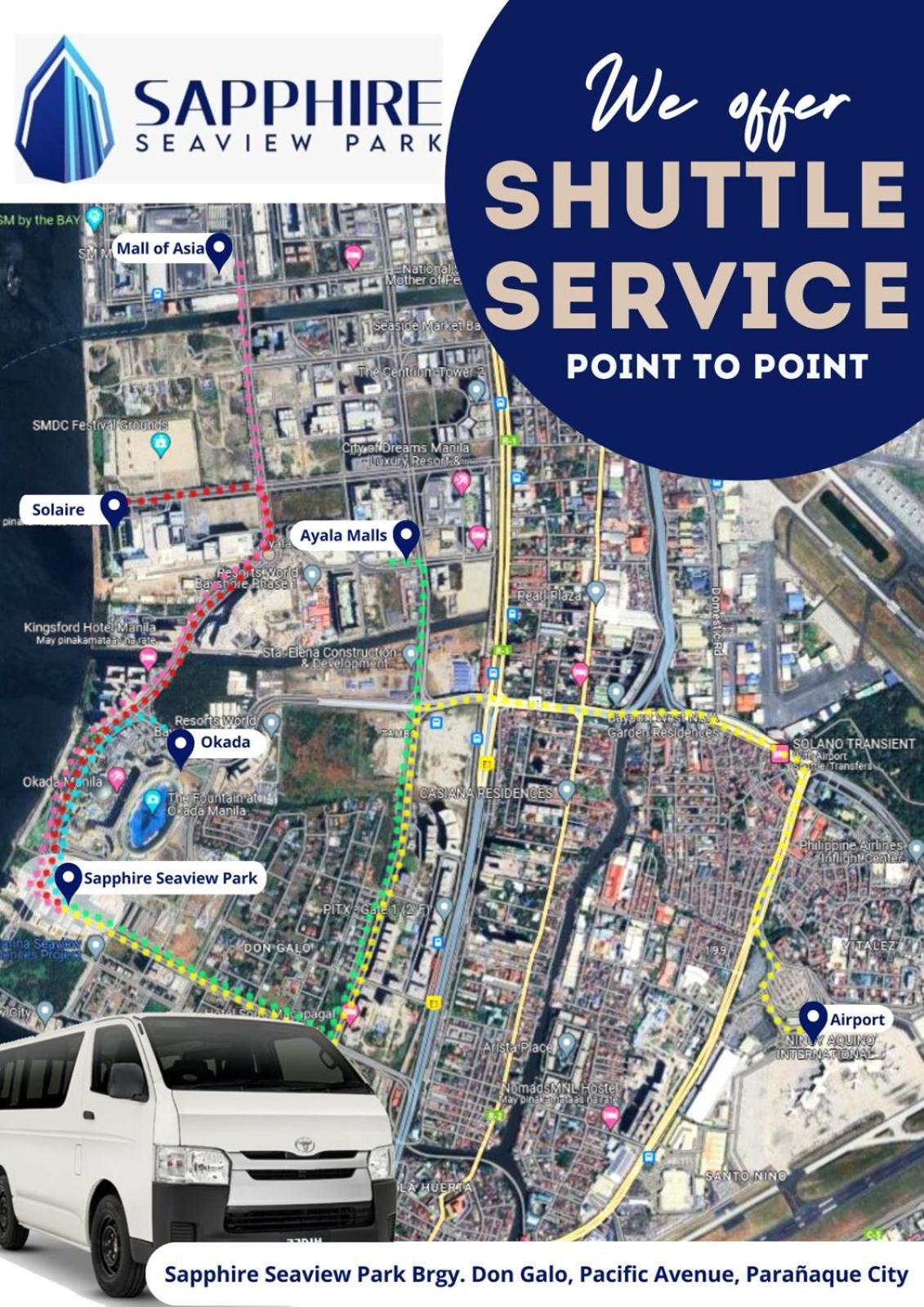 Aparthotel Sapphire Seaview Park Manila Exterior foto